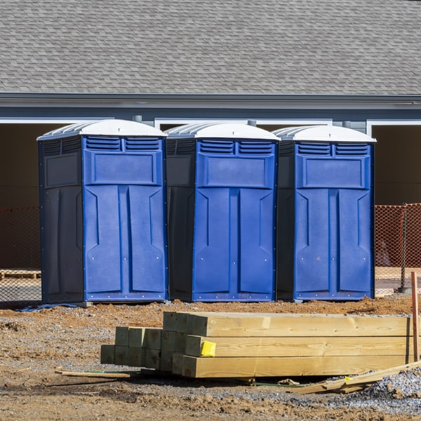 what is the cost difference between standard and deluxe porta potty rentals in Sandstone